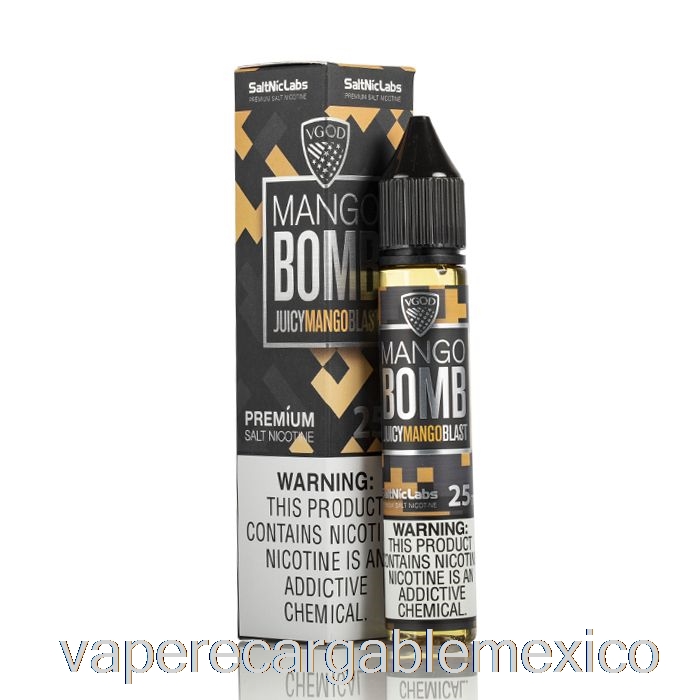 Vape Recargable Mango Bomb - Vgod Saltnic - 30ml 50mg